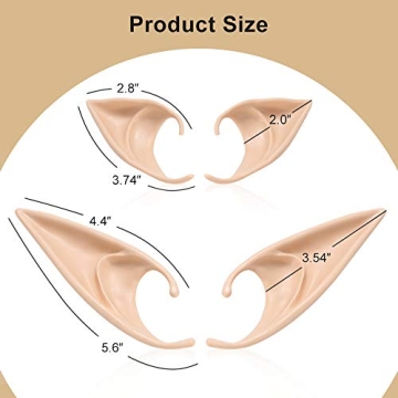 FRESHME Elf Ears for Magic Costumes & Cosplay