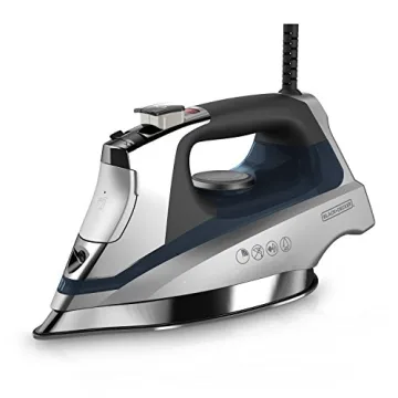 BLACK+DECKER Allure Professional Steam Iron, 30% More Steam, Precision Tip, Stainless Steel Soleplat...