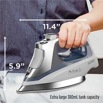 BLACK+DECKER Allure Steam Iron with 30% More Steam
