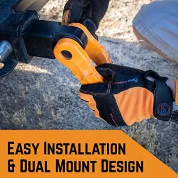 Equip Your Vehicle with GearAmerica Aluminum 2x2 Hitch Receiver & Heavy Duty Shackle