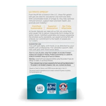 Nordic Naturals Ultimate Omega Soft Gels with Lemon Flavor