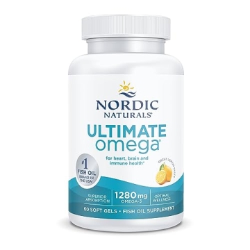 Nordic Naturals Ultimate Omega Soft Gels with Lemon Flavor