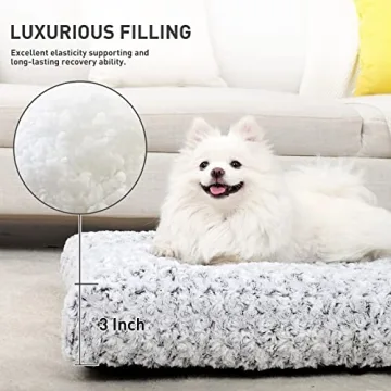 KSIIA Washable Dog Bed Comfy Anti-Slip Pet Sleeping Mat