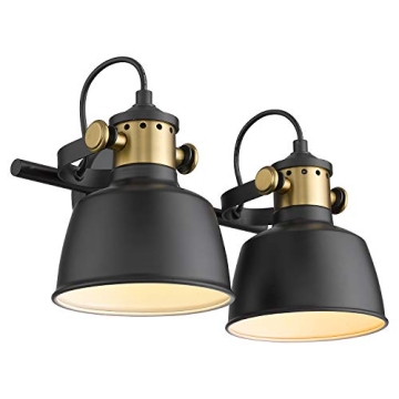 AUTELO Elegant 2-Light Adjustable Bathroom Vanity Fixture