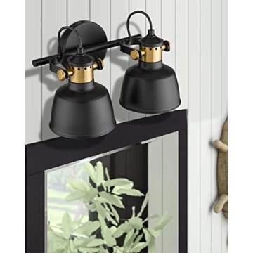 AUTELO Elegant 2-Light Adjustable Bathroom Vanity Fixture