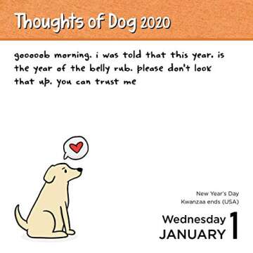Thoughts of Dog 2020 Day-to-Day Calendar