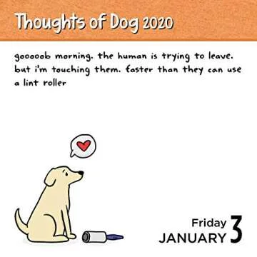 Thoughts of Dog 2020 Day-to-Day Calendar