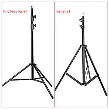 NEEWER PRO 9feet/260cm Spring Loaded Heavy Duty Photography Photo Studio Light Stands with 1/4" Scre...