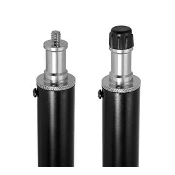 NEEWER PRO 9feet/260cm Spring Loaded Heavy Duty Photography Photo Studio Light Stands with 1/4" Screw & 5/8 Stud for Video, Portrait and Photography Lighting (2 Packs)