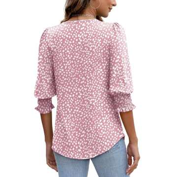 Trendy XIEERDUO 3/4 Sleeve Blouses for Women