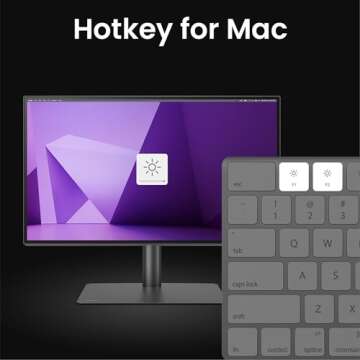 BenQ PD3225U 32 Inch 4K IPS Black UHD Thunderbolt Monitor for MacBook, AQCOLOR, 98% P3, 100% sRGB & Rec.709, DeltaE ≤2, Factory Calibration, USB-C 85W, USB Hub, Daisy Chain, KVM Switch