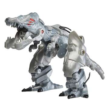 Marvel Mech Strike Mechasaurs, 4.5-Inch Ultron Primeval with T-R3X Mechasaur Action Figures, Super Hero Toys for Kids Ages 4 and Up
