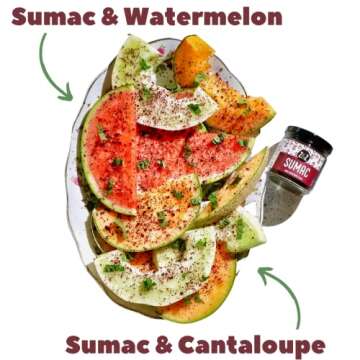 Sumac by Z&Z | Ground Sumac Spice Made from Fresh Tangy Citrus (Sumac) Berries | Turkish Sumac Seasoning for Marinades, Salads, Rice, & Hummus | Authentic Middle Eastern & Mediterranean Taste, 3.25 Oz