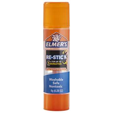 Elmer’s Disappearing Purple Glue Sticks with Bonus Re-Stick Glue Stick, 6 + 1 Pack