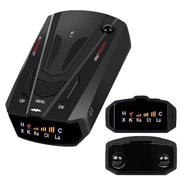 2023 New Radar Detector for Cars with Voice Speed Prompt, 360 ° Detection，Vehicle Speed Alarm Sys...