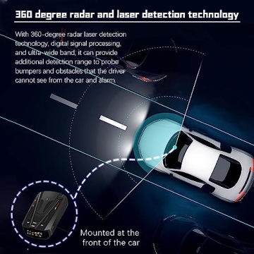 2023 Radar Detector with Voice Alerts and 360° Detection