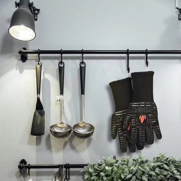 Menhoud BBQ Gloves for Extreme Heat Resistance and Grip