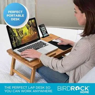 SOFIA + SAM Multi-Tasking Lap Desk with Adjustable Tilt Surface