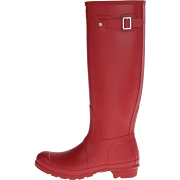 HUNTER Women's Military Red Waterproof Boots - Fashion & Function