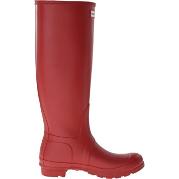 HUNTER Women's Military Red Waterproof Boots - Fashion & Function