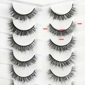 Pooplunch 8D Silky Lashes - Natural Faux Mink Eyelashes