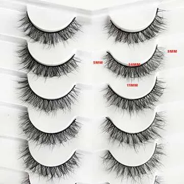 Pooplunch 8D Silky Lashes - Natural Faux Mink Eyelashes