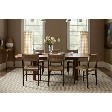 Loloi Chris Loves Julia Bradley Collection, Ivory & Beige, 9'-3" x 13' Area Rug – Classic Striped Area Rugs for Living Room, Bedroom, Entryway & Hallway, High Traffic Area Home Decor Rug