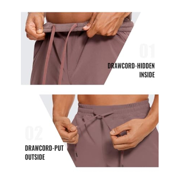 CRZ YOGA Men's 5'' Workout Shorts - Lightweight Quick Dry