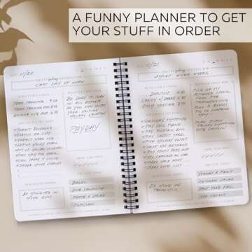 Funny To Do List Planner Notebook - Easily Organize Your Daily Tasks And Boost Productivity In A Fun...