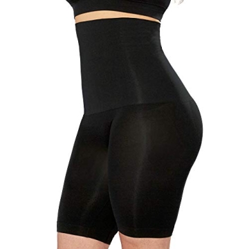 SHAPERMINT High Waisted Body Shaper Shorts for Tummy Control and Comfort