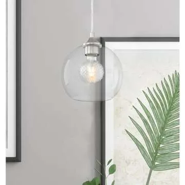 Westinghouse 5268000 5.5 Watt (40 Watt Equivalent) Cut Glass G25 Dimmable Clear Filament LED Light Bulb, Medium Base