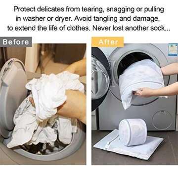YEELEE 11-Pack Mesh Laundry Bags for Delicates