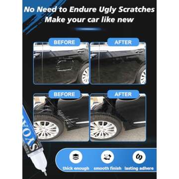 SYOAUTO Black Touch Up Paint - Automotive Scratch Repair