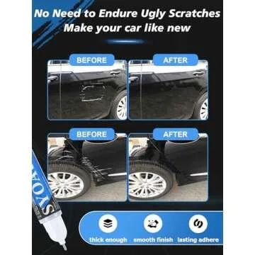 SYOAUTO Black Touch Up Paint - Automotive Scratch Repair
