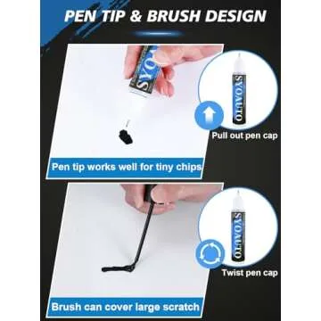 SYOAUTO Black Touch Up Paint - Automotive Scratch Repair