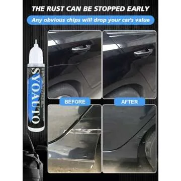 SYOAUTO Black Touch Up Paint - Automotive Scratch Repair