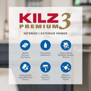 KILZ 3 Premium Stain Blocking Primer for All Surfaces