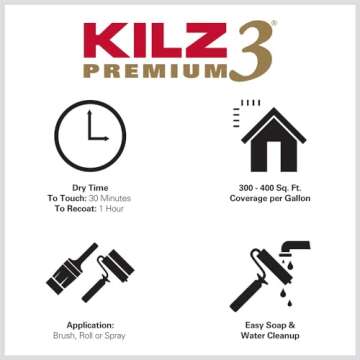 KILZ 3 Premium Stain Blocking Primer for All Surfaces