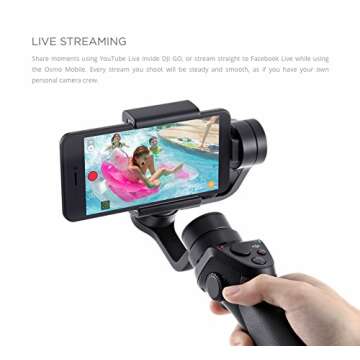 DJI New OSMO Mobile Handheld Stabilized Gimbal with OSMO Base Bundle