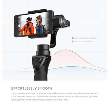 DJI New OSMO Mobile Handheld Stabilized Gimbal with OSMO Base Bundle