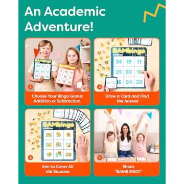 Fun Educational Bingo Game for Kids' Math Skills