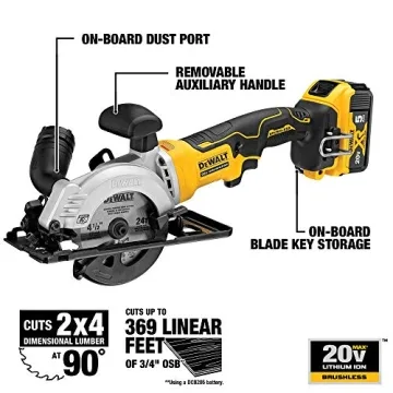 DEWALT 20V MAX Circular Saw Kit for All Projects