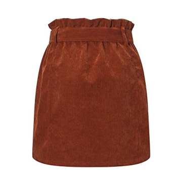 Stylish Susupeng Paperbag High Waist Mini Skirt with Pockets