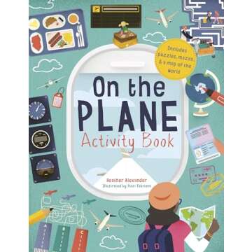 On The Plane Activity Book for Kids - Fun & Engaging