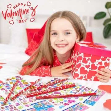 Exciting 44-Piece Valentine's Day Gift Set for Kids