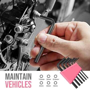 Stylish Hi-Spec 25pc Pink DIY Tool Set for Women