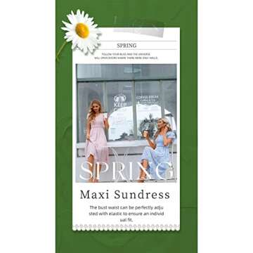 Theenkoln Women's Boho Ruffle Sleeve V Neck Leopard Print Ruffle Tiered Maxi Dress Smocked Top Chiffon Flowy Long Dress