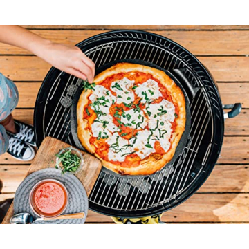 Lodge Cast Iron Pizza Pan for Perfect Homemade Pizzas