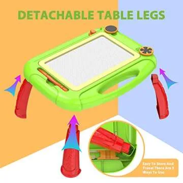 Creative Toys for 3 Year Old Boy,Magnetic Doodle Magna Drawing Doodle Board for Kids Age 3 Festival Gift Birthday Present for Toddlers Babies 3 Year Old Small Tablet for Toddler