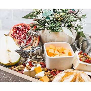 Vagabond House Elk Pewter Cheese Pick Set for Entertaining